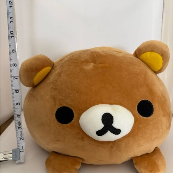 Rilakkuma San-X 15” Plush – Authentic Brown Bear Cushion Soft Squishy Pillow - Picture 10 of 10